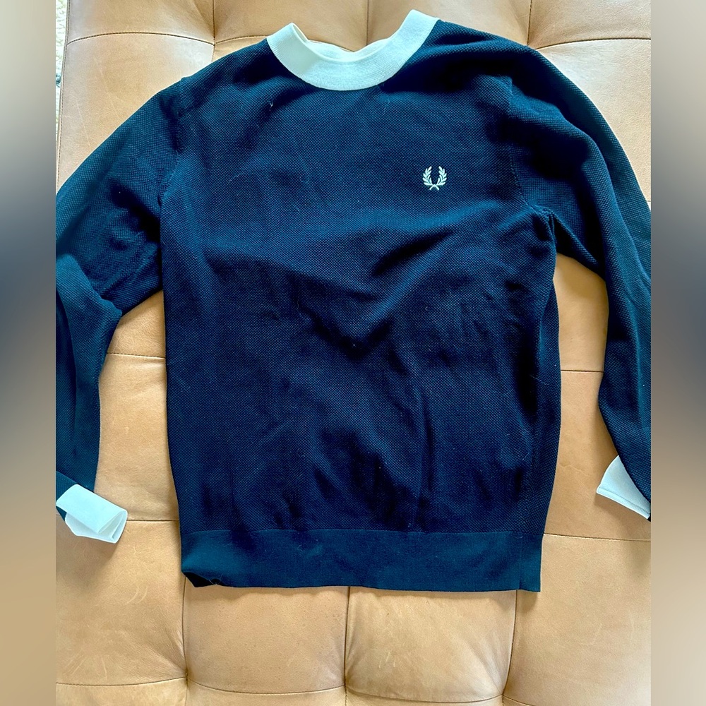 Fred Perry 100% Cotton Jumper size M